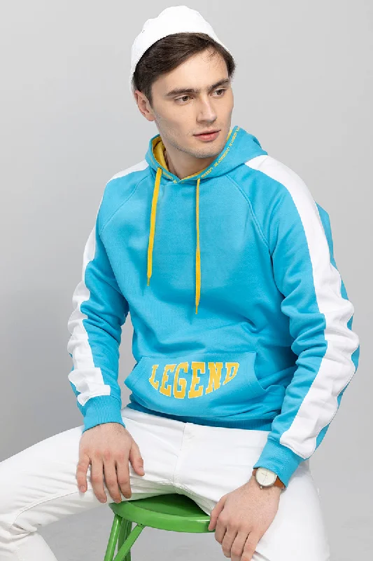 Glossy Hoodie -Legend Blue Hoodie