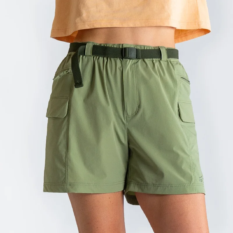 flared casual shorts -Womens Technical Shorts Thyme