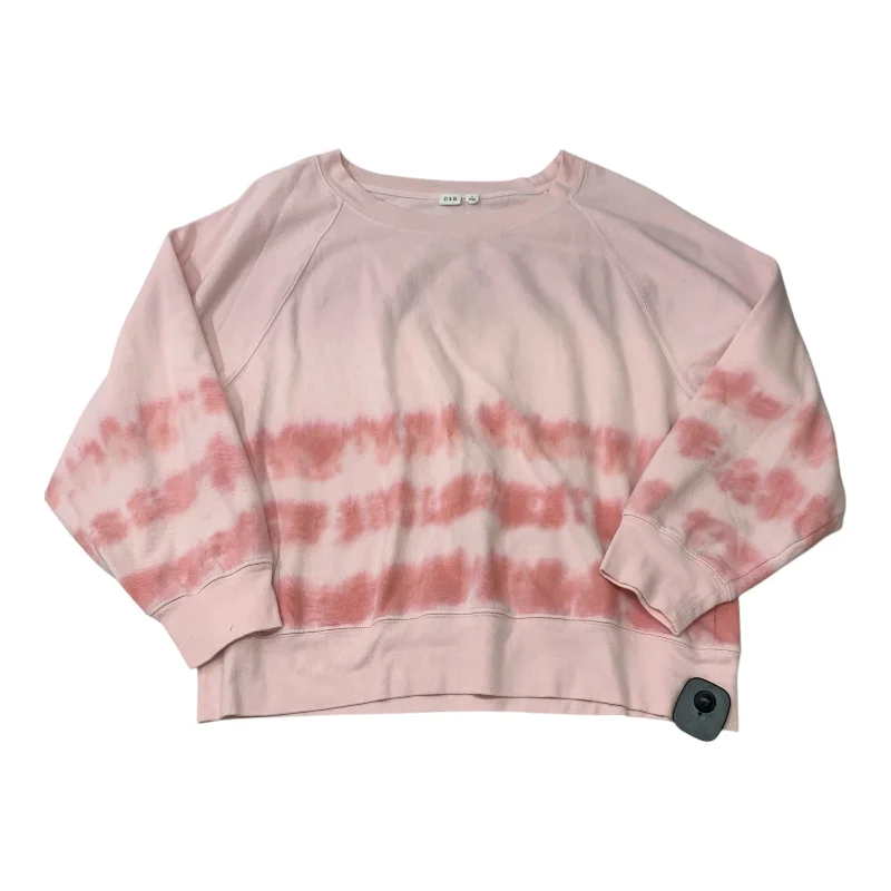 Modern Fit Sweatshirt -Sweatshirt Crewneck By Gap In Pink, Size: L