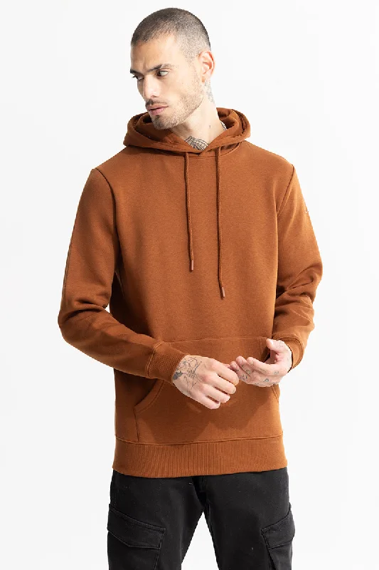 Hiking Hoodie -Glinter Brown Hoodie