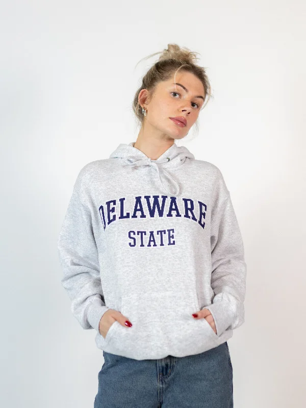 Affordable Hoodie -DELAWARE HOODIE - GRÅ