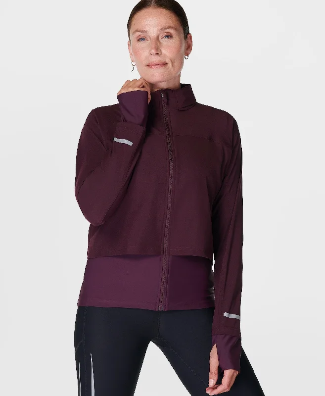 Cowboy Jacket -Fast Track Running Jacket Sb9712 Midnight-Cherry-Purp