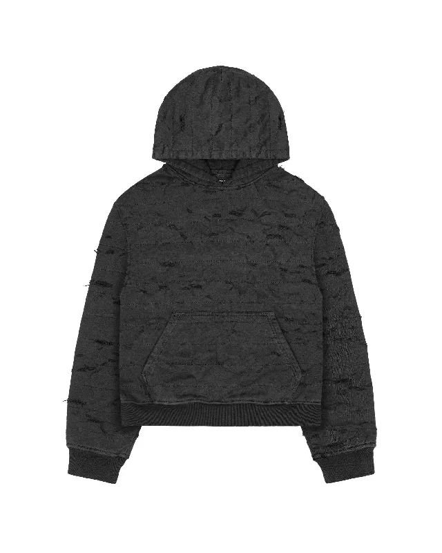 Wool Sweatshirt -Laser Camo Hoodie