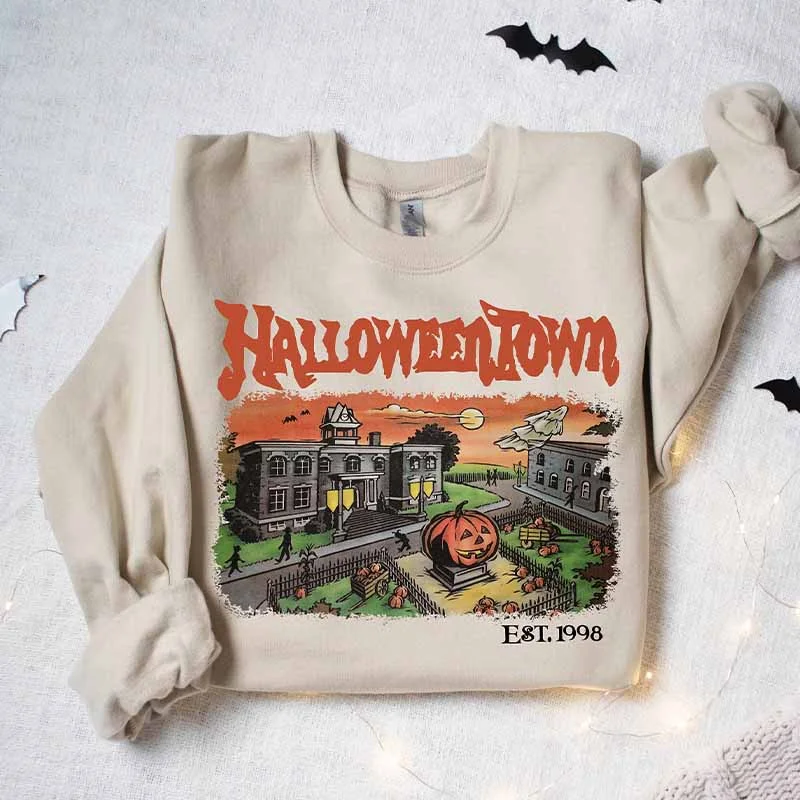 Celebration Sweatshirt -Retro Halloweentown Est 1998 Sweatshirt