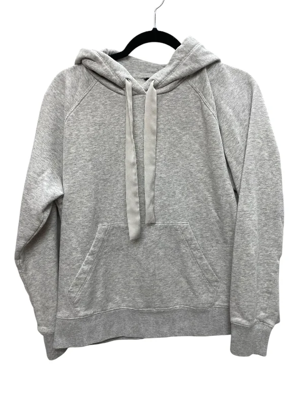 Long-Lasting Sweatshirt -Sweatshirt Hoodie By Banana Republic In Grey, Size: M