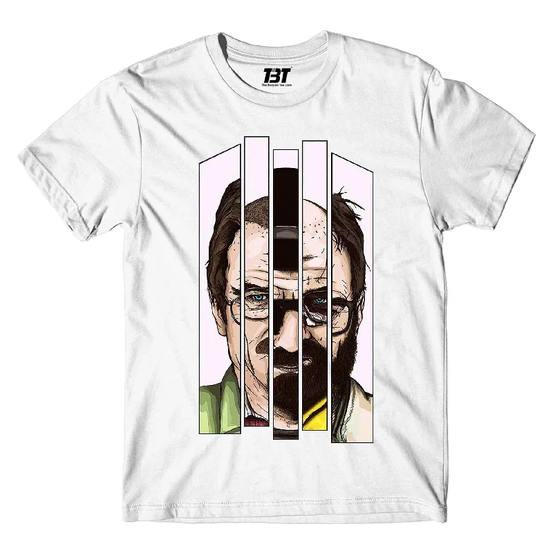 tie-dye print t-shirts -Breaking Bad T shirt - Walter's Visages