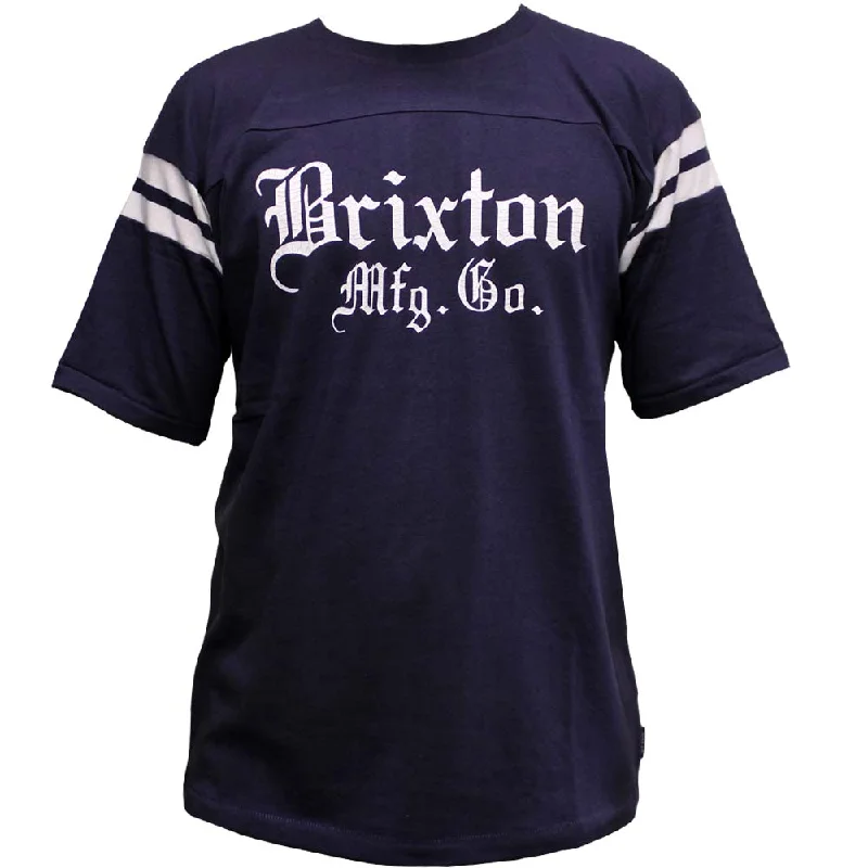 neon art t-shirts -Brixton Vincent T-Shirt Navy