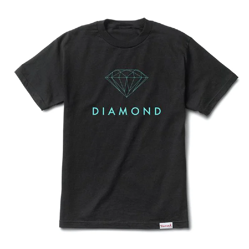 camouflage t-shirts for hunting -Diamond Supply Co Futura Sign T-shirt Black