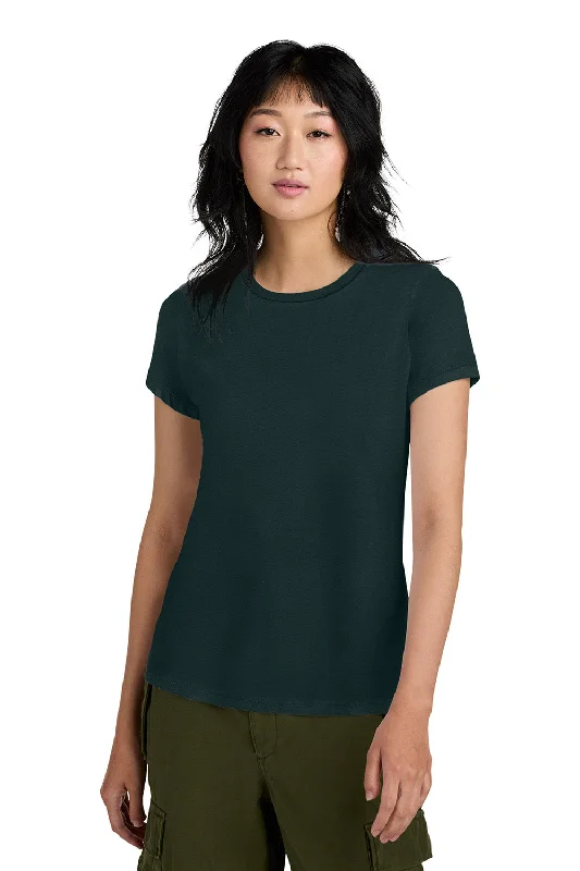 neon stripe t-shirts -District Womens Perfect Weight Short Sleeve Crewneck T-Shirt - Rainforest Green