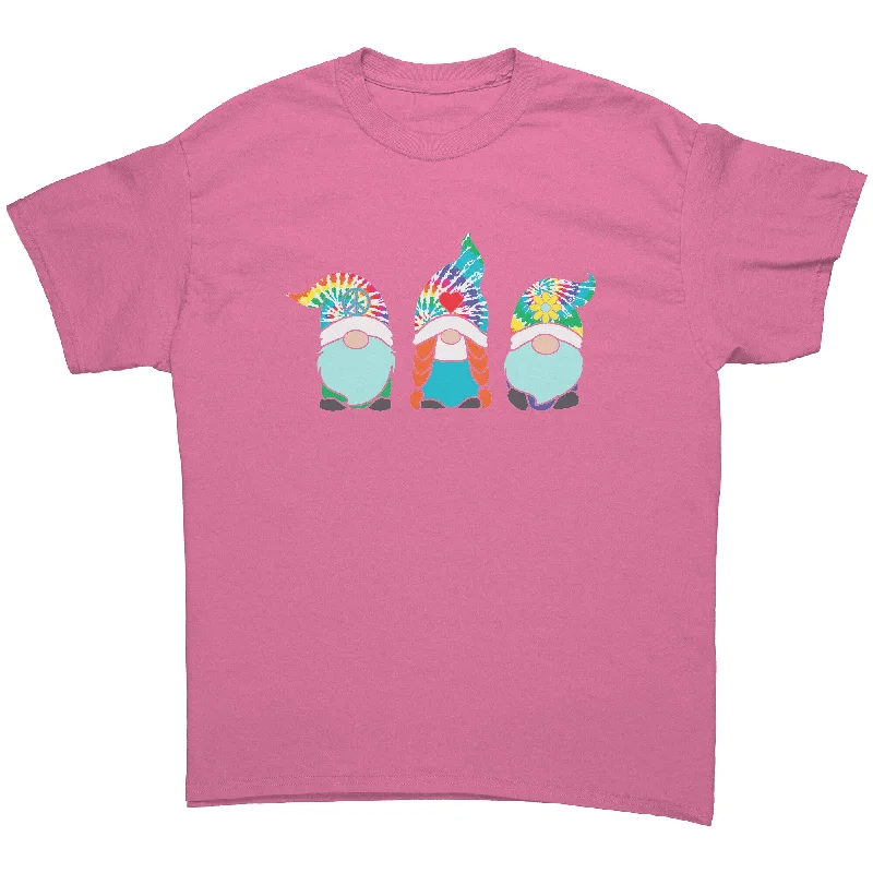 rainbow graphic t-shirts -Hippie Garden Gnomes Unisex T-Shirt