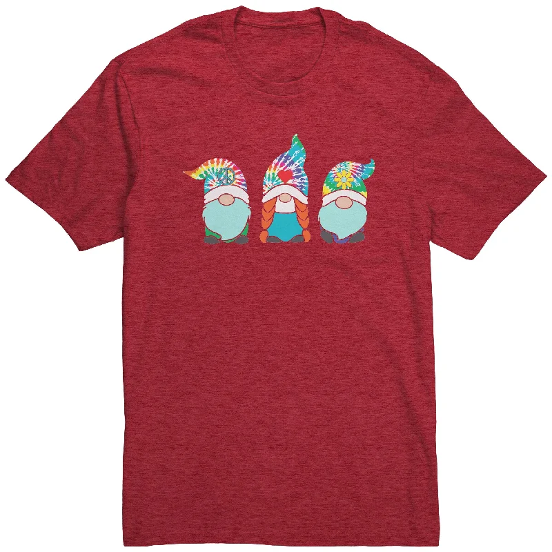 funny cat t-shirts -Hippie Garden Gnomes Unisex T-Shirt