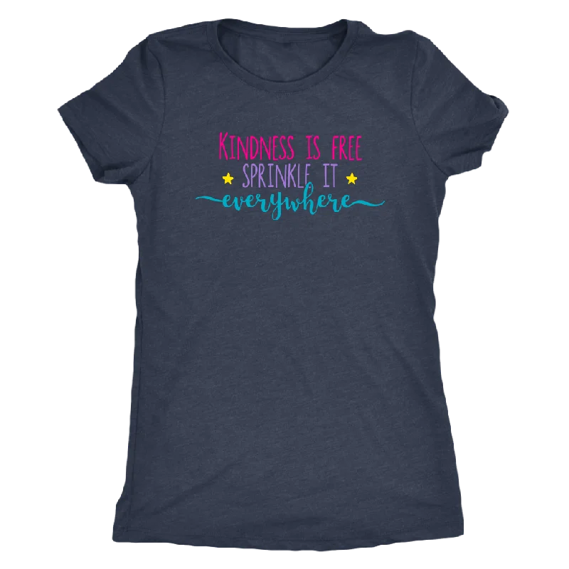 vintage vibe t-shirts -KINDNESS is FREE, Sprinkle it Everywhere Women's Triblend T-Shirt