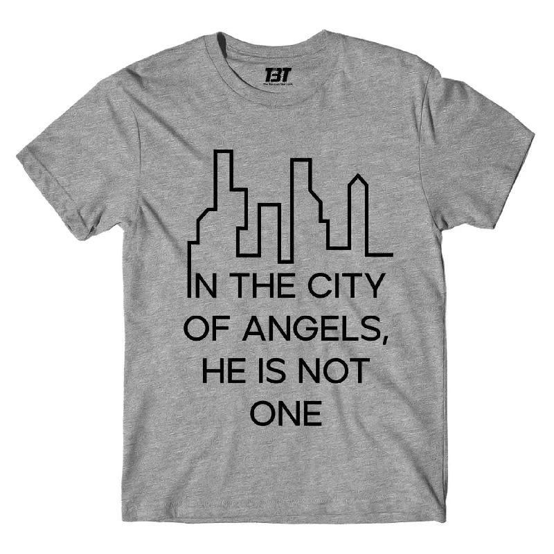 bright style t-shirts -Lucifer T shirt - In The City Of Angels He Is Not One