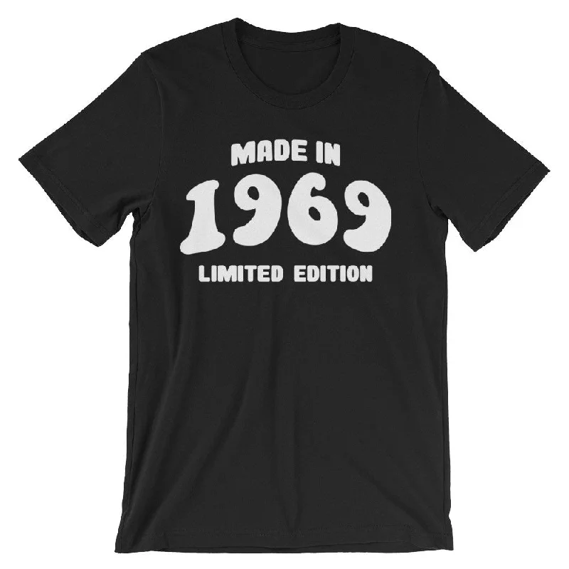 neon graphic t-shirts -Made in 1969 Limited Edition Unisex short sleeve t-shirt