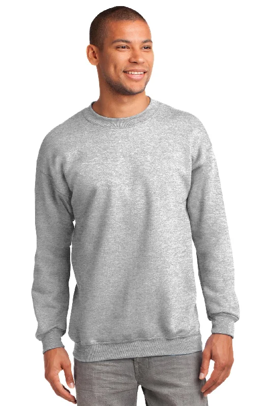 distressed vibe t-shirts -Port & Company Tall Essential Fleece Crewneck Sweatshirt. PC90T