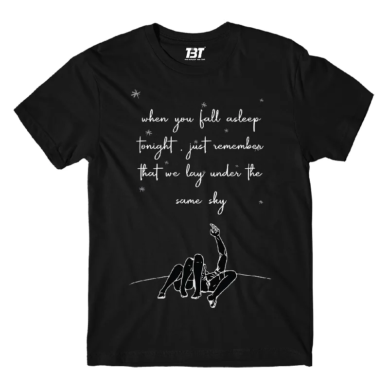 rock print t-shirts -Shawn Mendes T shirt - Never Be Alone