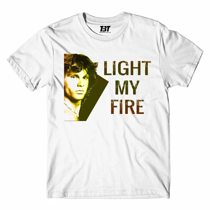 surf abstract t-shirts -The Doors T shirt - Light My Fire