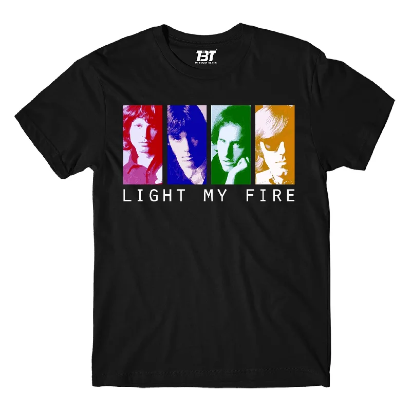 geek geometric t-shirts -The Doors T shirt - Light My Fire Pop Art