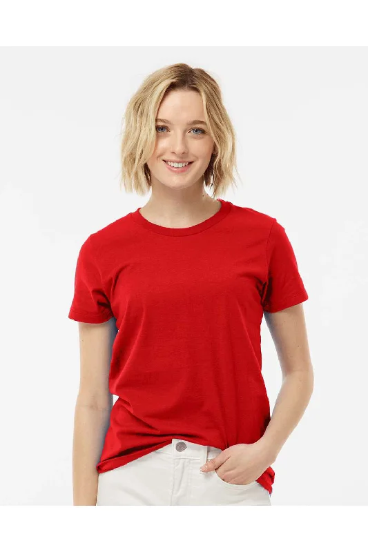 plus size t-shirts women -Tultex Womens Premium Short Sleeve Crewneck T-Shirt - Red