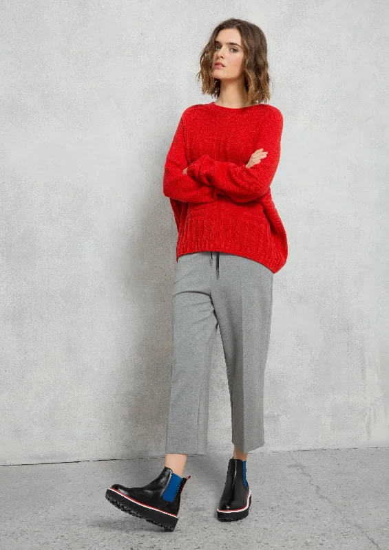 high rise merino pullover sweater -ANDAME