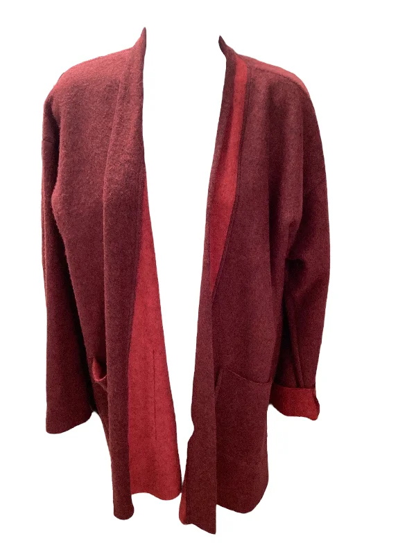 vintage argyle knit pullover sweater -NWT Donna Karan Sleepwear Red S