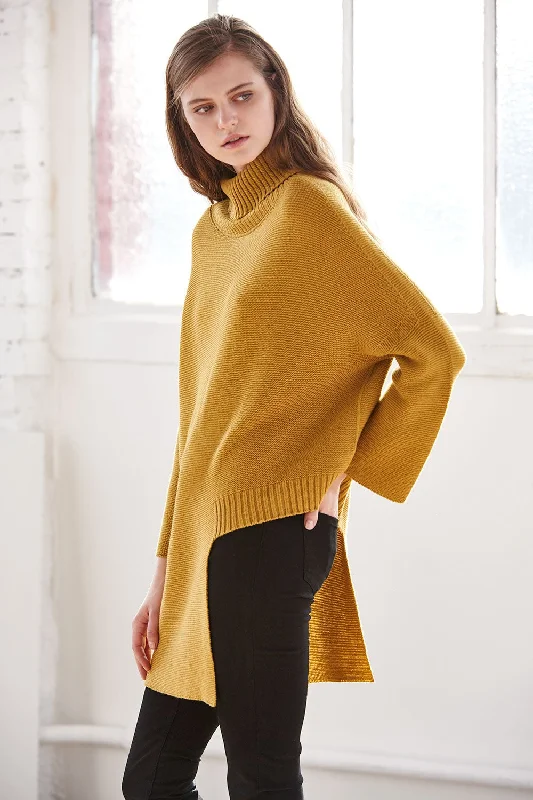 bold striped knit pullover sweater -TOKI