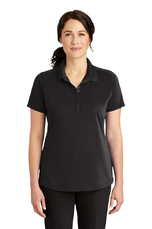 lightweight utility blouses -CornerStone Womens Select Moisture Wicking Short Sleeve Polo Shirt - Black