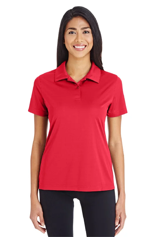 lightweight utility blouses -Team 365 Womens Zone Performance Moisture Wicking Short Sleeve Polo Shirt - Red