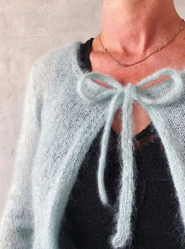 cozy hooded merino cardigan -Babette cardigan by Önling, No 2 knitting kit