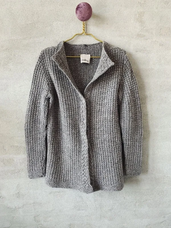 comfy lounge knit cardigan -Becky cardigan by Önling, No 1 + silk mohair knitting kit