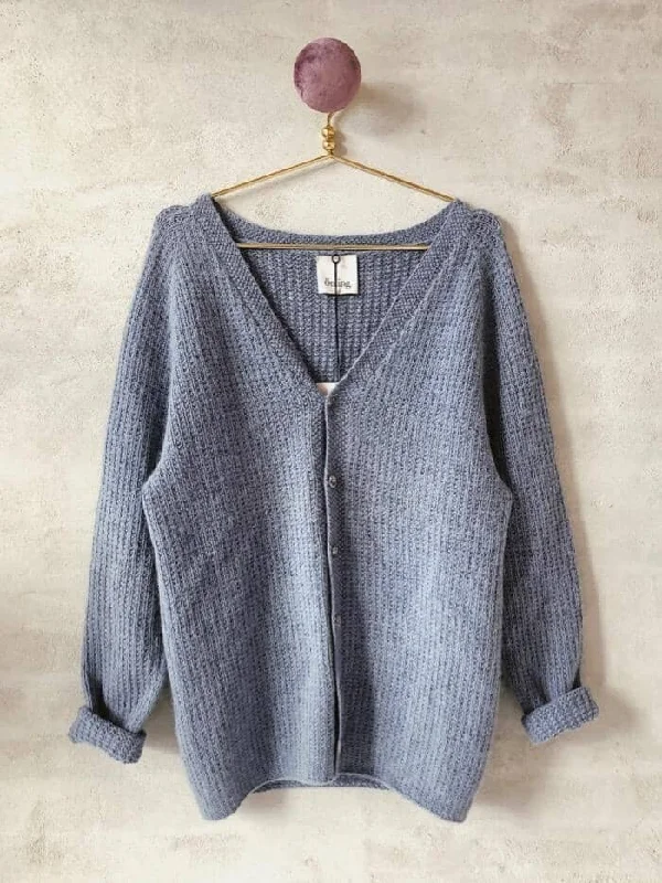 tailored cotton cardigan -Camille cardigan by Önling, No 1 knitting kit