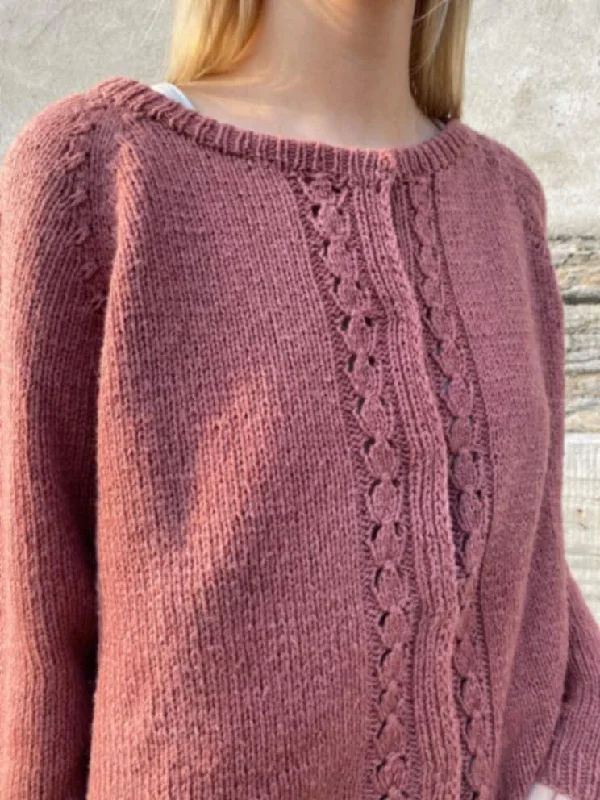 trendy chunky merino cardigan -Hedvig Cardigan by Önling, No 1 knitting kit