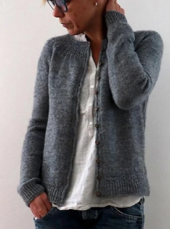 elegant satin cashmere cardigan -Jaycee cardigan by Isabell Kraemer, No 20 kit