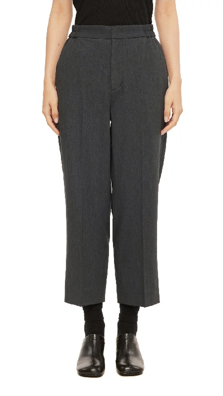 high waisted linen pants -Straight Leg Trousers