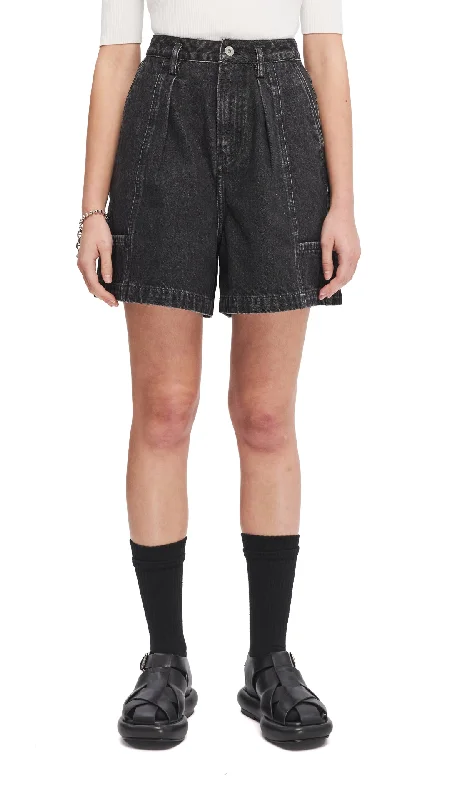 modern utility pants -Denim Shorts