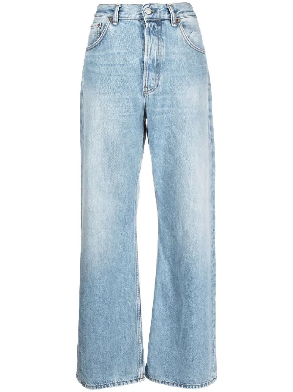 stretch twill cargo jogger slim pants -Acne Studios Women's Jeans Clear blue