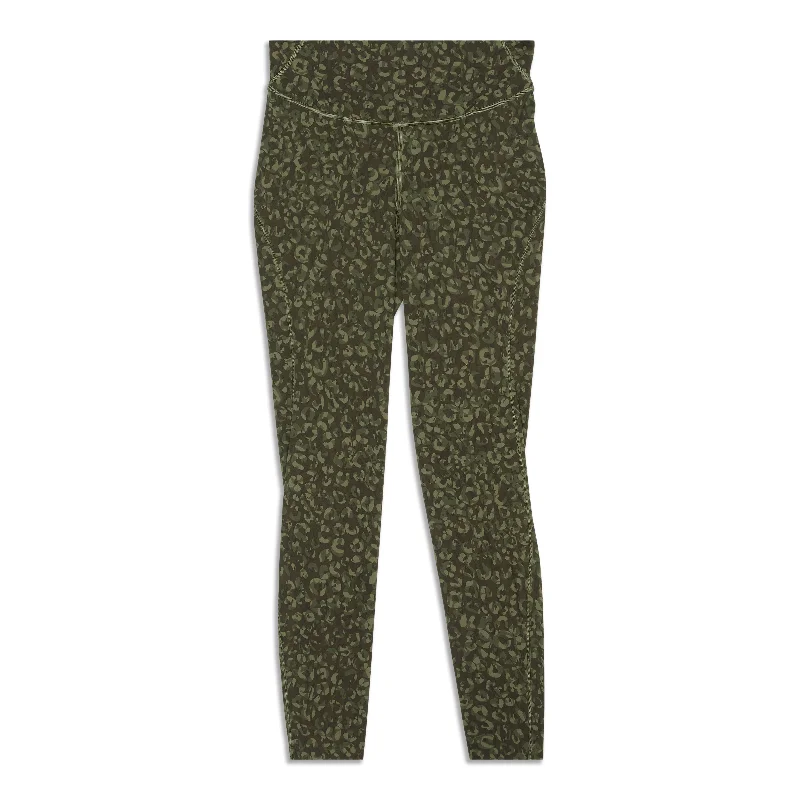 cozy fleece-lined straight leg slim pants -Base Pace High-Rise Running Tight - Resale