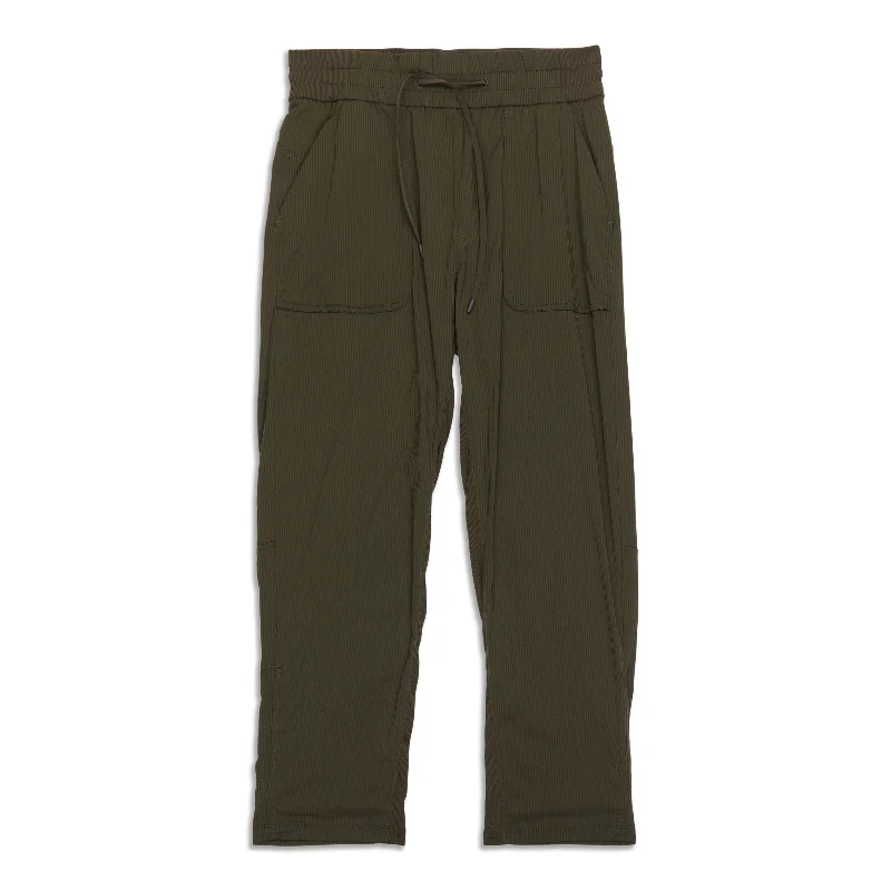 breathable running jogger chino slim pants -Beyond The Studio Crop - Resale