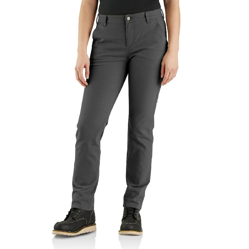 bold checkered pants -Carhartt Women's Rugged Flex® Relaxed Fit Canvas Work Pant_Shadow