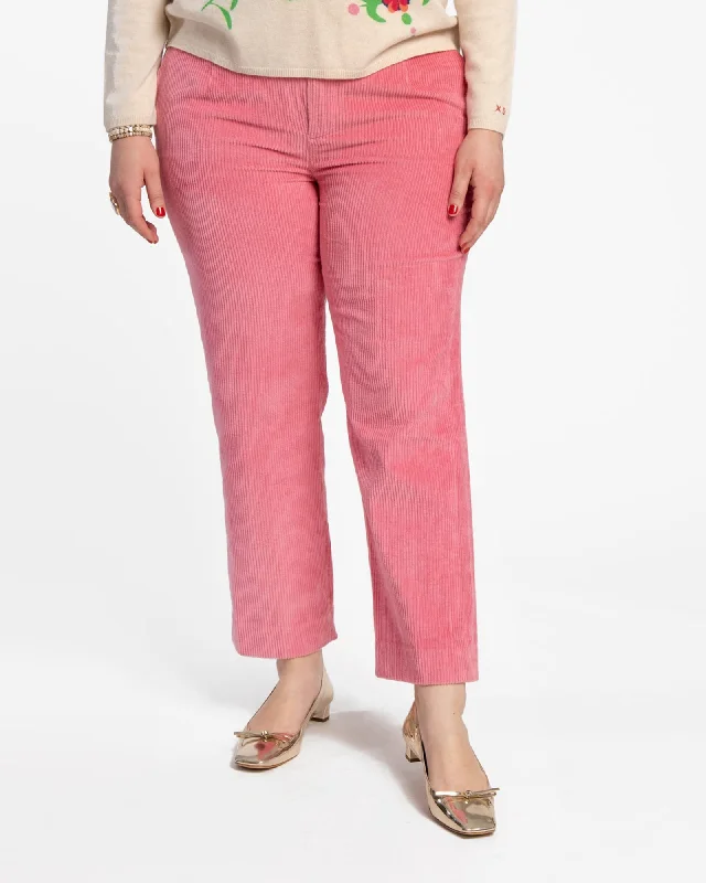 trendy cargo jogger skinny fit pants -Chloe Corduroy Pant Pink