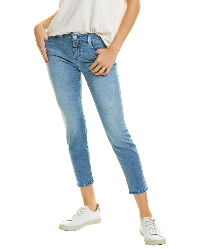 eco-friendly bamboo pants -CLOSED Baker Medium Blue Skinny Leg Jean