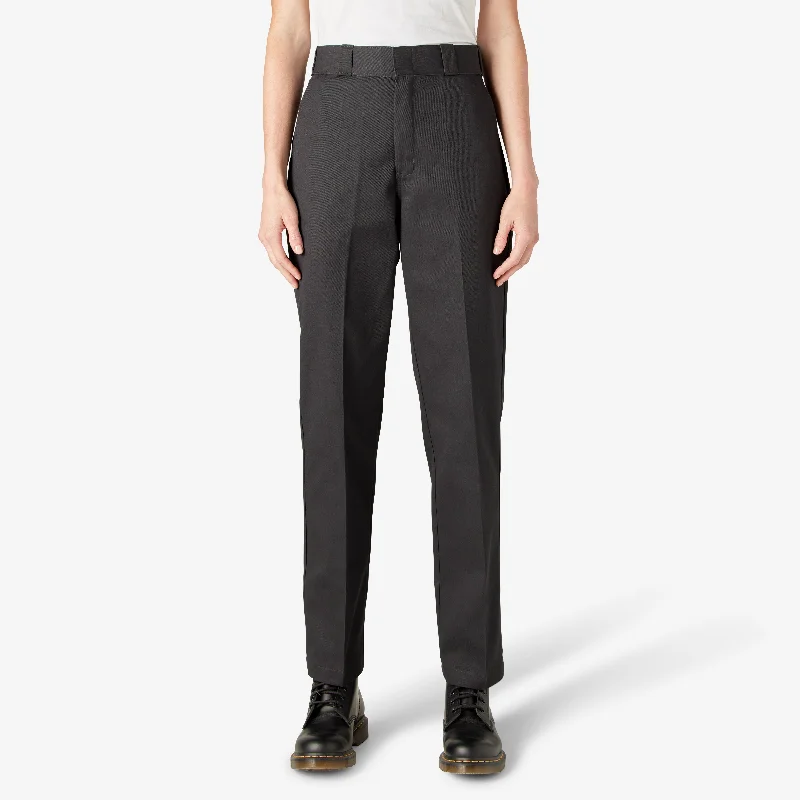 cozy fleece-lined straight pants -Dickies Women's 874® Work Pant