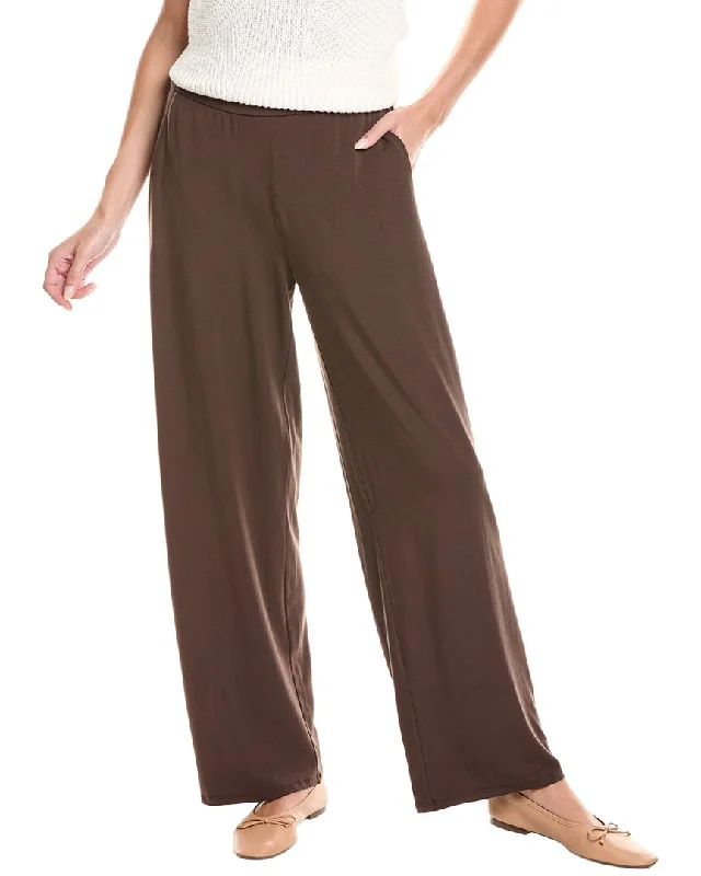 cozy knit pants -EILEEN FISHER Flare Straight Pant