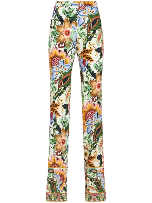 soft knit lounge straight leg pants -Etro Women's Trousers