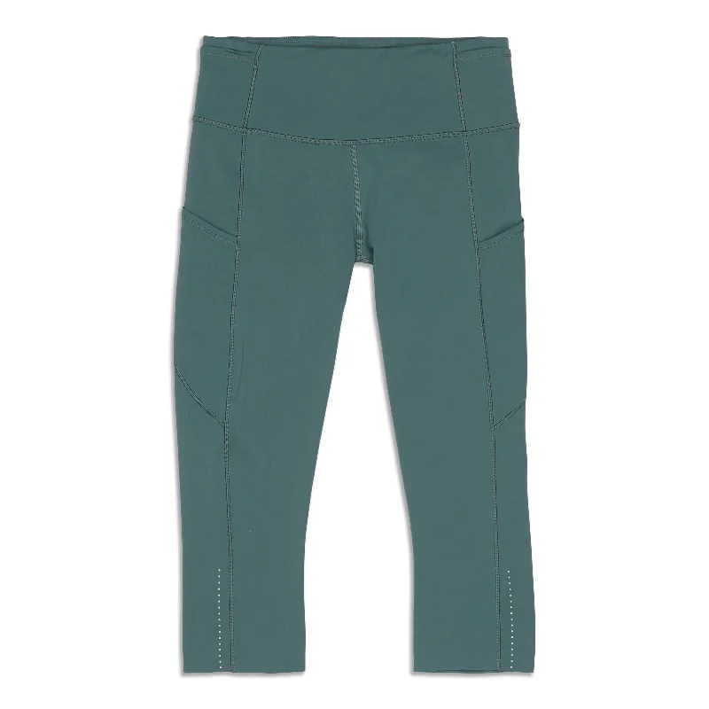 quick dry gym jogger chino pants -Fast And Free Crop - Resale