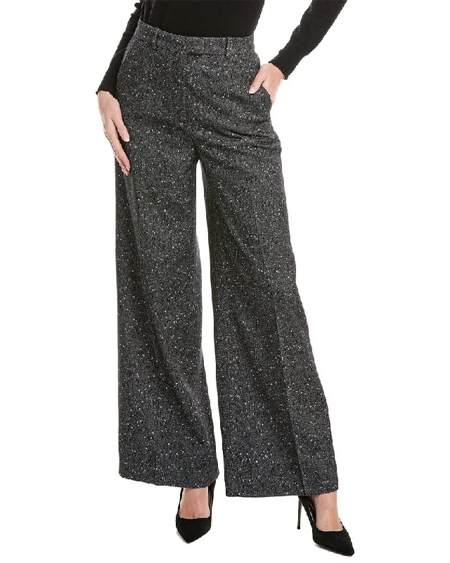 high waisted cargo pants -Hugo Boss Tovette Wool-Blend Pant