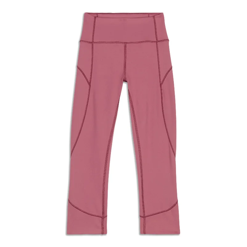 pleated front pants -In Movement Crop - Resale