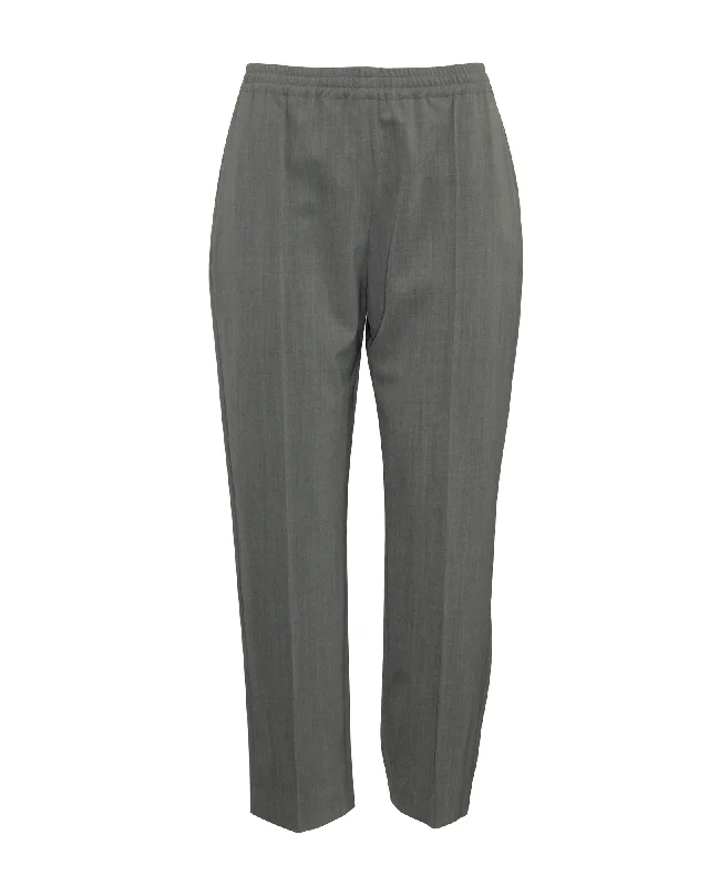 stretch twill cargo jogger slim pants -Joseph Dalton Comfort Trousers in Grey Wool