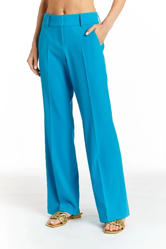 vintage denim straight leg pants -Juliette Pant In Surf