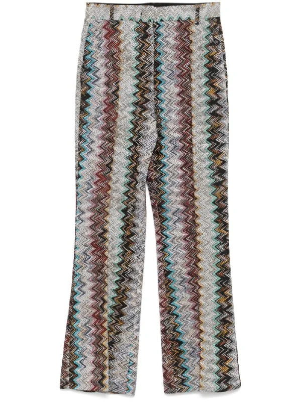 cozy velour track jogger straight pants -Missoni Women's Trousers